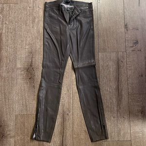 J Brand leather pants